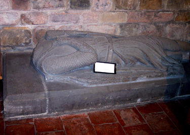 Effigy of William 5th Earl of Derby at Merivale.